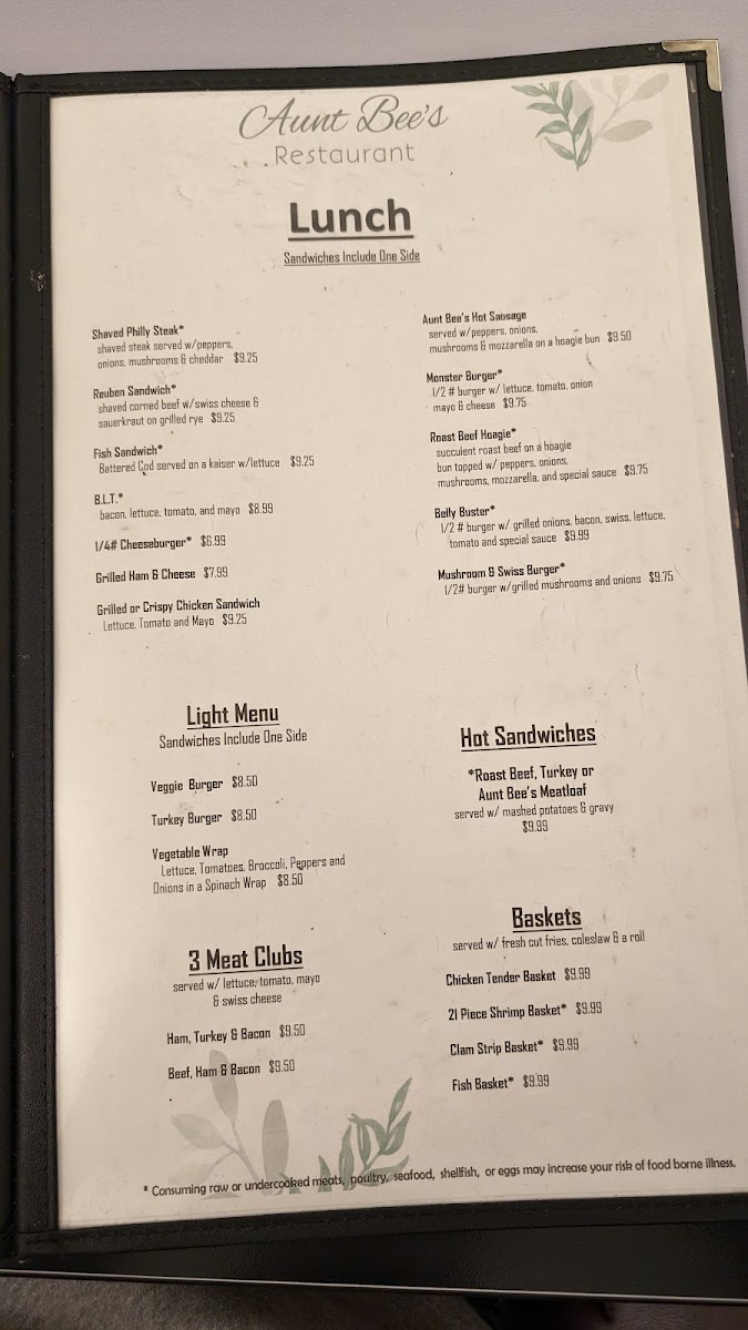 Aunt Bee's Catering & Wedding Menu - Image 2