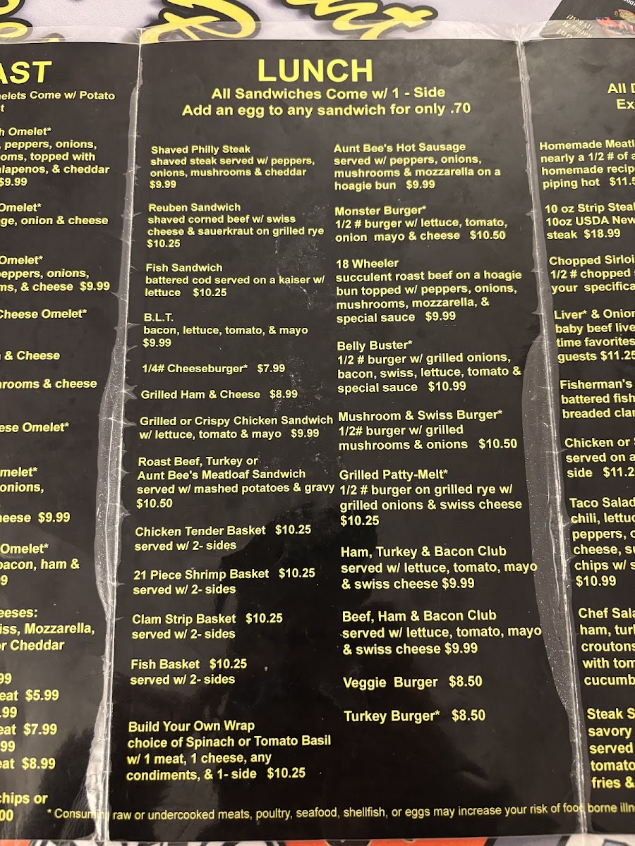 Aunt Bee's Catering & Wedding Menu - Image 3